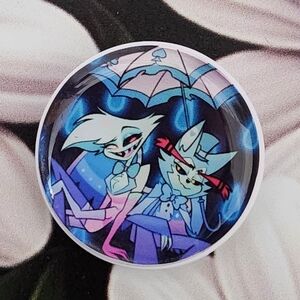 Husk And Angel Dust Pop Socket - Hazbin Hotel